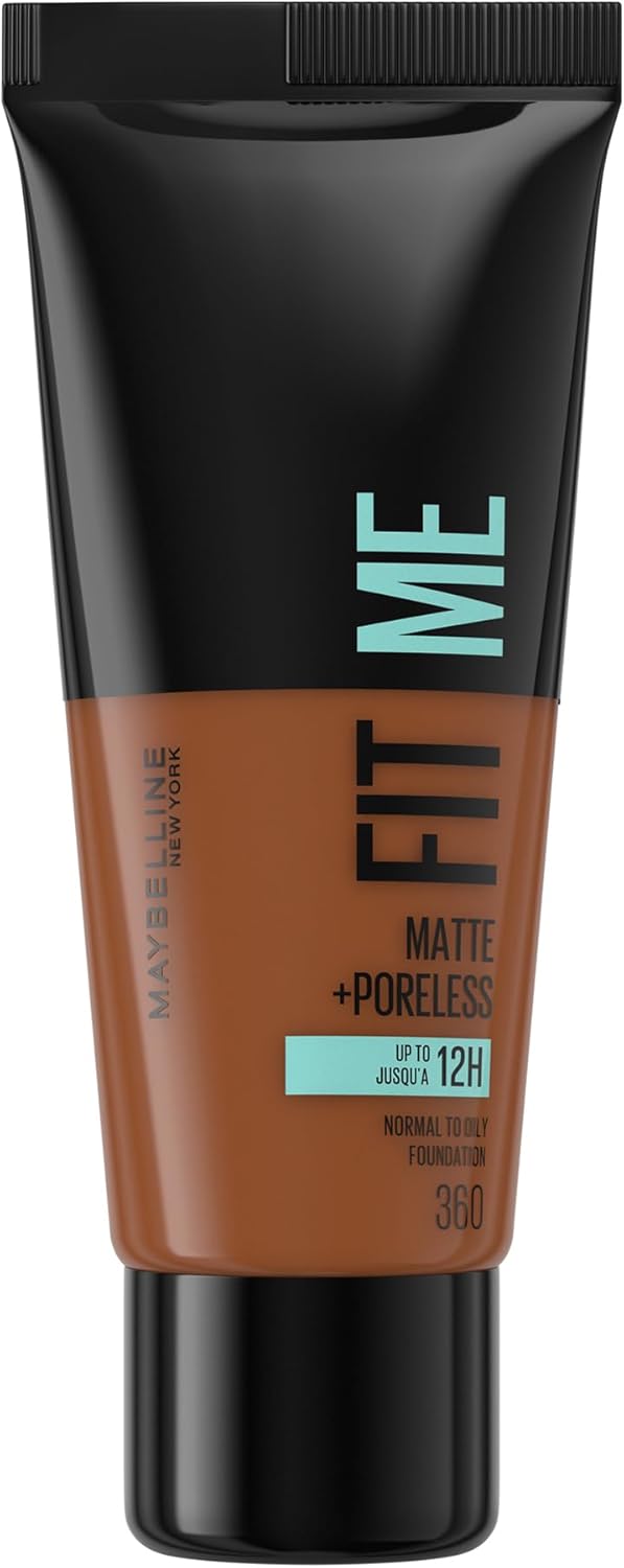 MAYBELLINE New York New York New York Fit Me Matte & Poreless Foundation, 360 Mocha