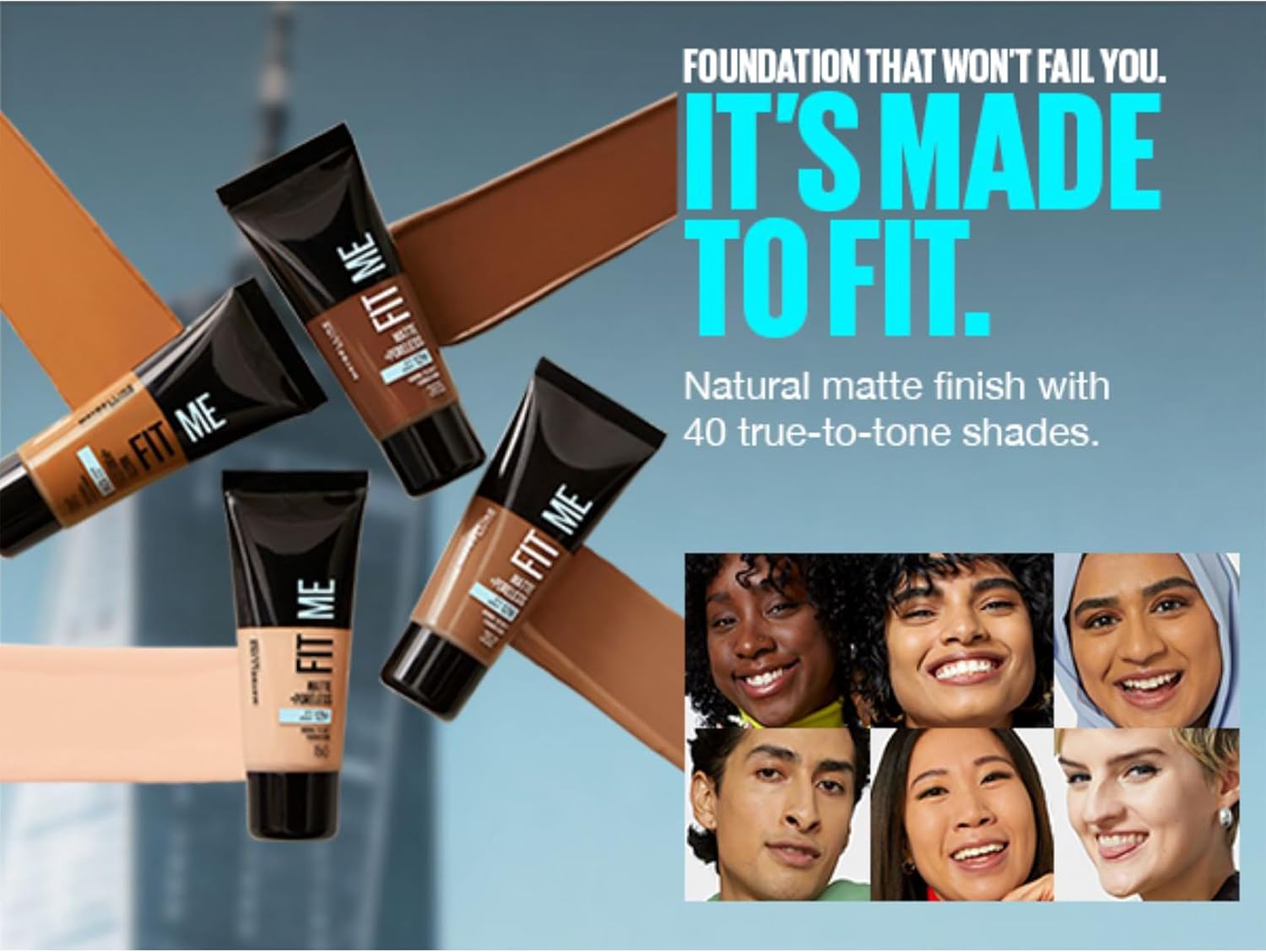 MAYBELLINE New York New York New York Fit Me Matte & Poreless Foundation, 360 Mocha - Image 7